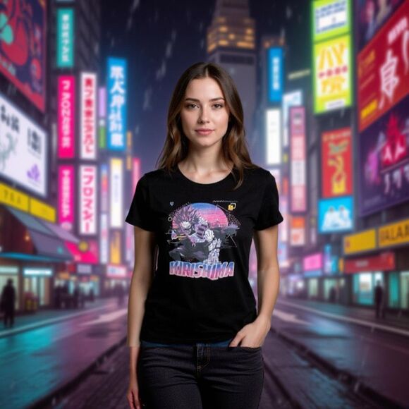 Anime Kirishima Pink Graphic Shirt Size Medium #4 - Picture 1 of 4